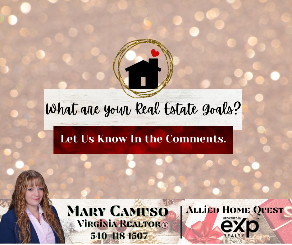 Are you looking to buy your first home? Upgrade? Interested in an investment property? I can help you!! 

#whatareyourrealestategoals #hereforyou #realestategoals #alliedhomequest #yourfriendandrealtor #merrycozyattheheartofmore #expfxbg #elevatefxbg #marycamusorealtor