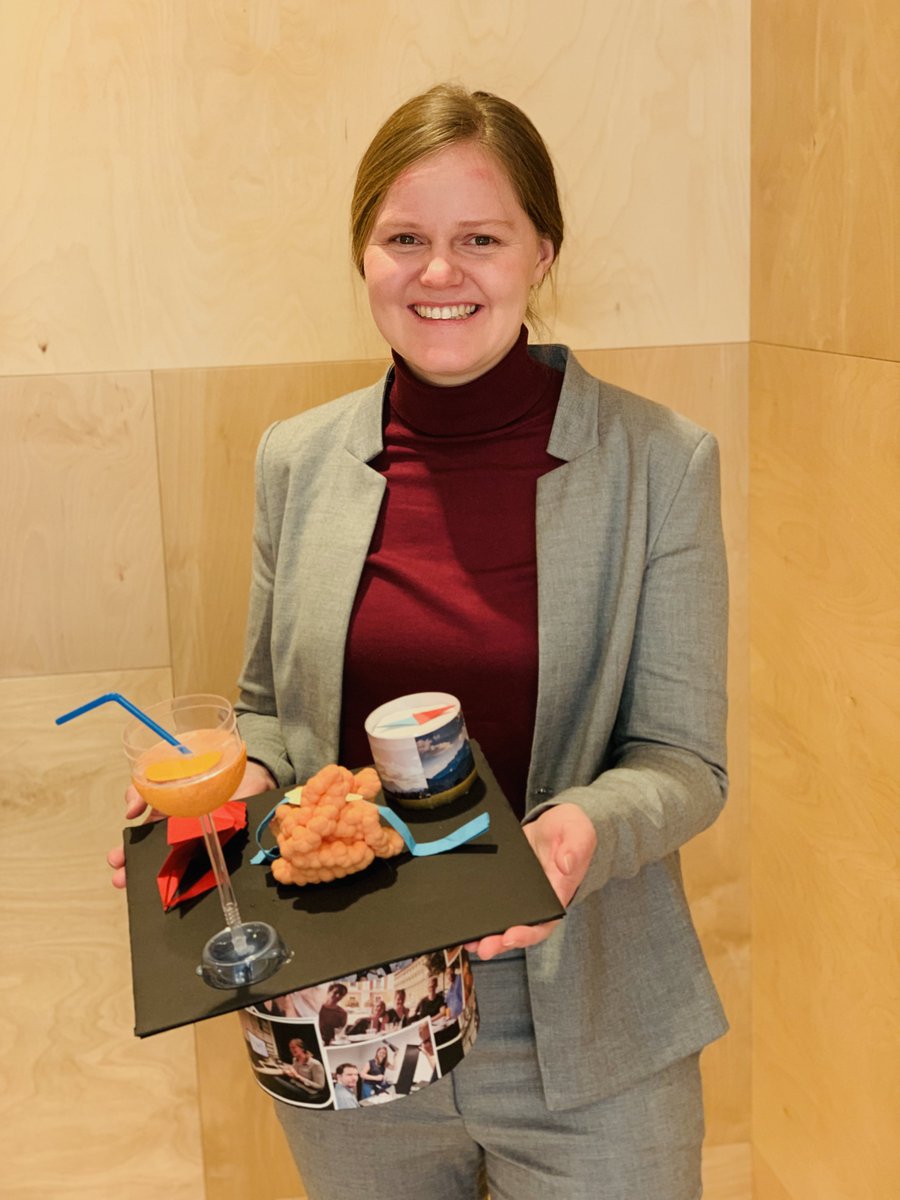 Congrats to Dr. Laura Tesmer who successfully defended her #PhD thesis in #TheoreticalBiophysics!👏🥳🎉
Her research in our <a href="/HummerLab/">Hummer Lab</a> involved simulations to study new protein targets for drugs. 
We wish her all the best for her career in the pharmaceutical industry! #biophysics