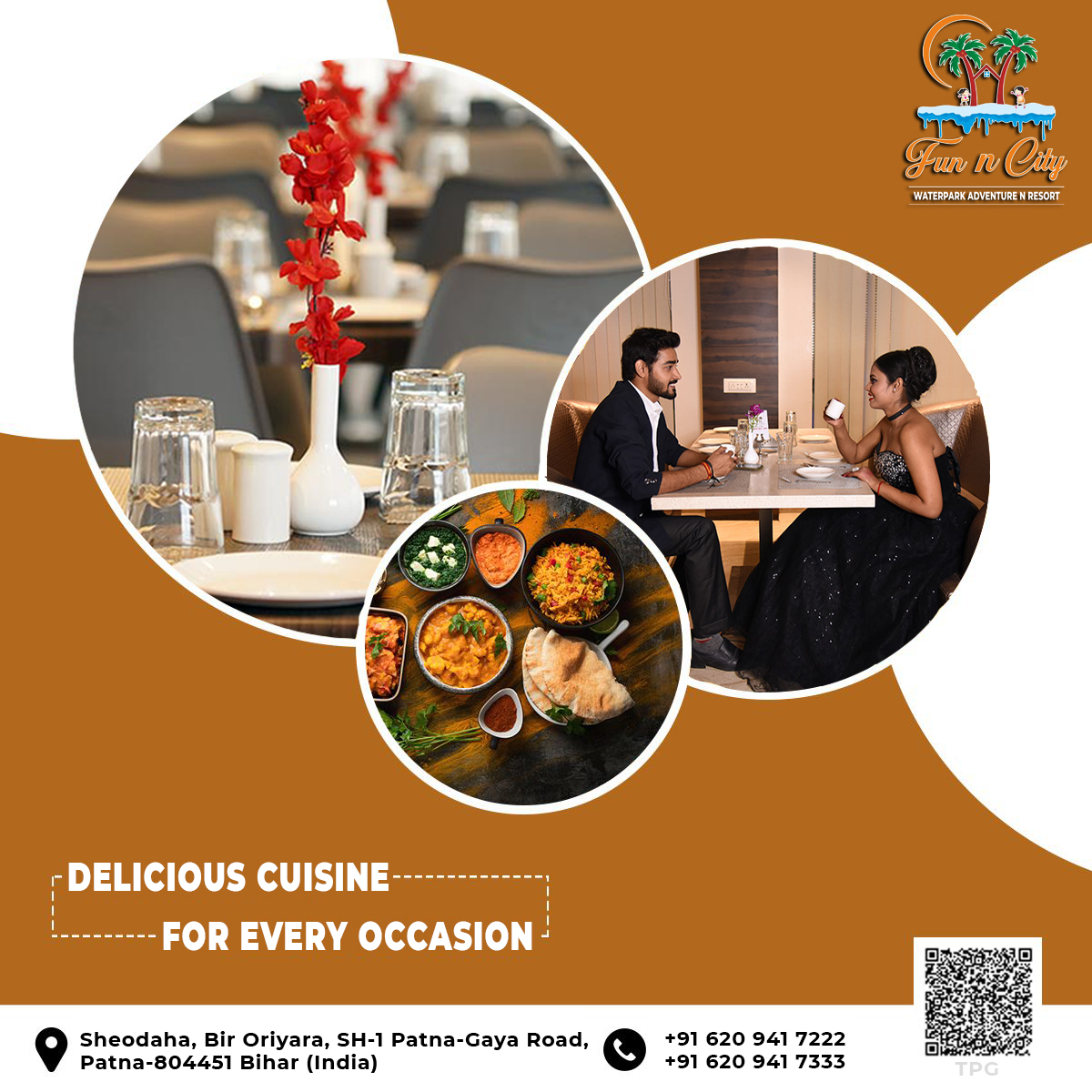 FunnCityPatna's tweet photo. Delicious Food For Every Occasion

Call us: 620-941-7222
Visit: https://t.co/ZcIb5HpZYh

#funncitypatna #funncityresort
#hotelpatna #restaurantpatna #patnarestaurant #foodies #foodparadise #deliciousfood #deliciousfoods #weekendoffer #offer #restaurantdeals https://t.co/3786F5xUGN