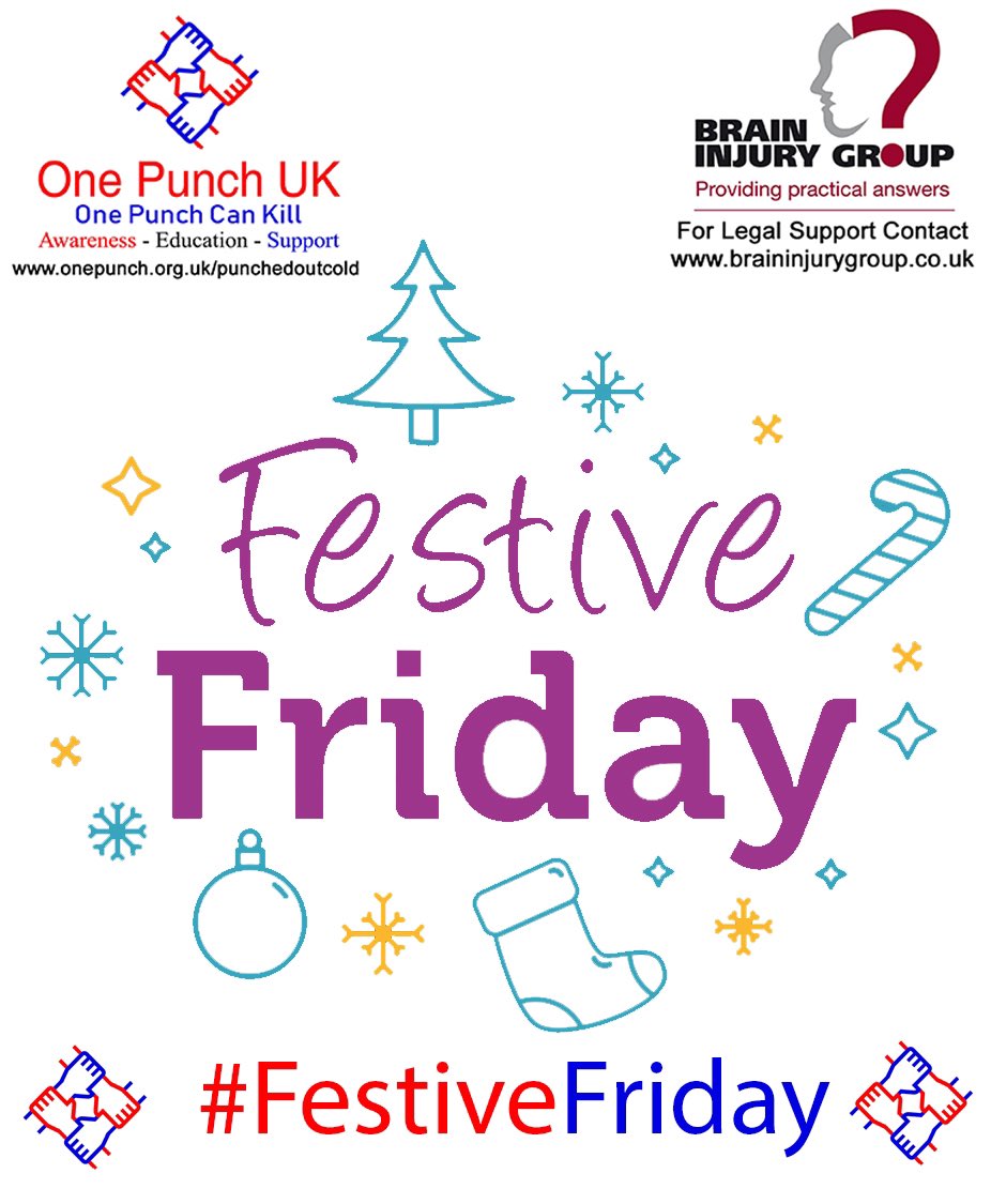 December is #PunchedOutCold a reminder to keep safe and simply #StopThinkWalkAway this week is busy with work parties and tomorrow is #FestiveFriday please keep safe