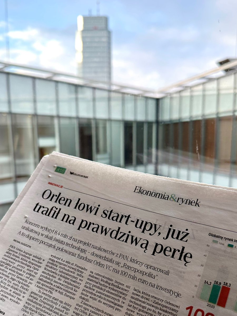 DanielObajtek's tweet photo. Inwestujemy w unikalną w skali światowej, nagrodzoną Noblem technologię rozwijaną przez polską spółkę Apeiron Synthesis. Technologia, w którą inwestuje fundusz #ORLENVC pozwala na tańsze, ekologiczne wytworzenie półproduktów dla samochodów, leków, tworzyw czy dodatków do paliw https://t.co/2kGAfxO4hU