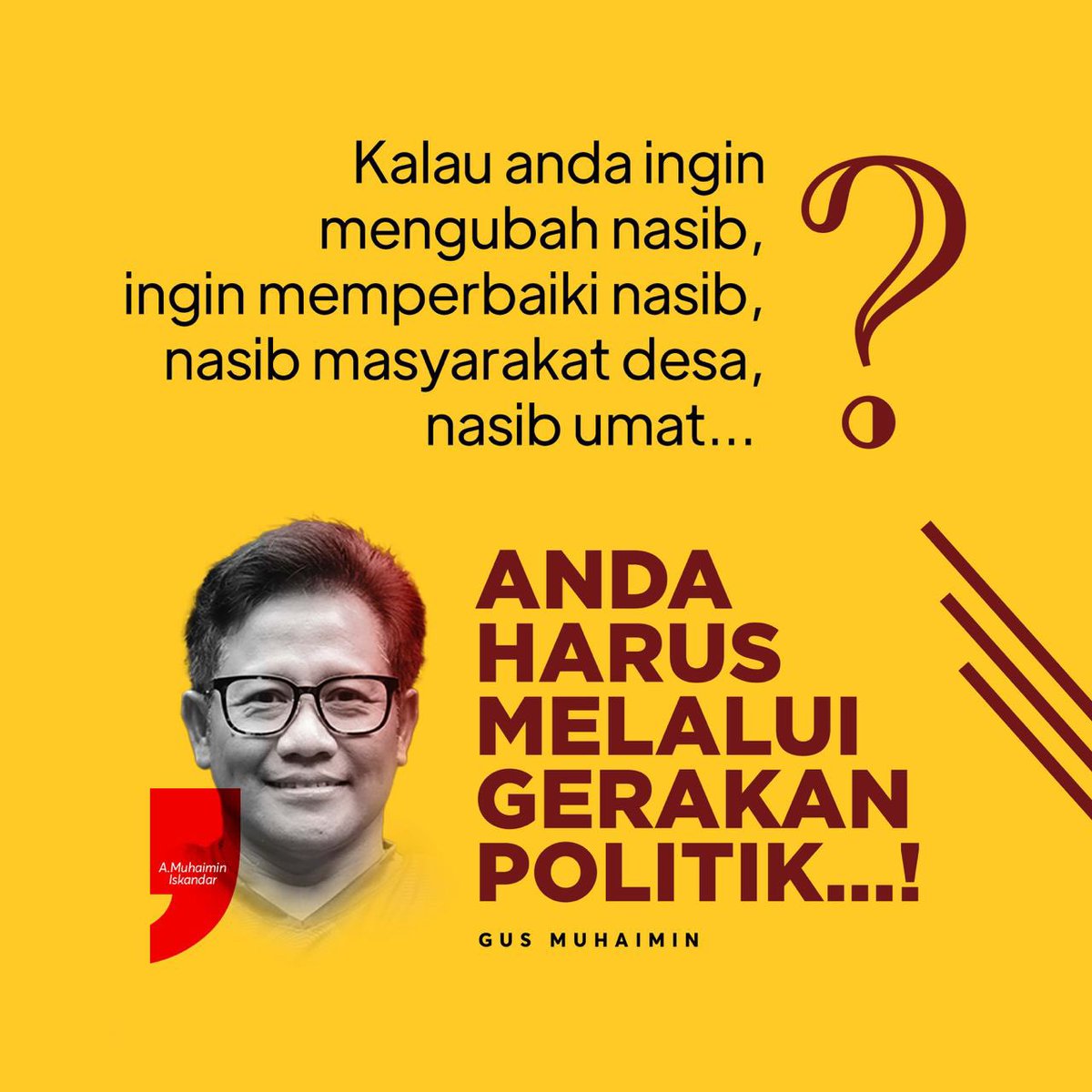 Ini pesan Gus Muhaimin <a href="/cakimiNOW/">A Muhaimin Iskandar</a> untuk kita semua. 

#gusmuhaimin #muhaiminiskandar #PKB
