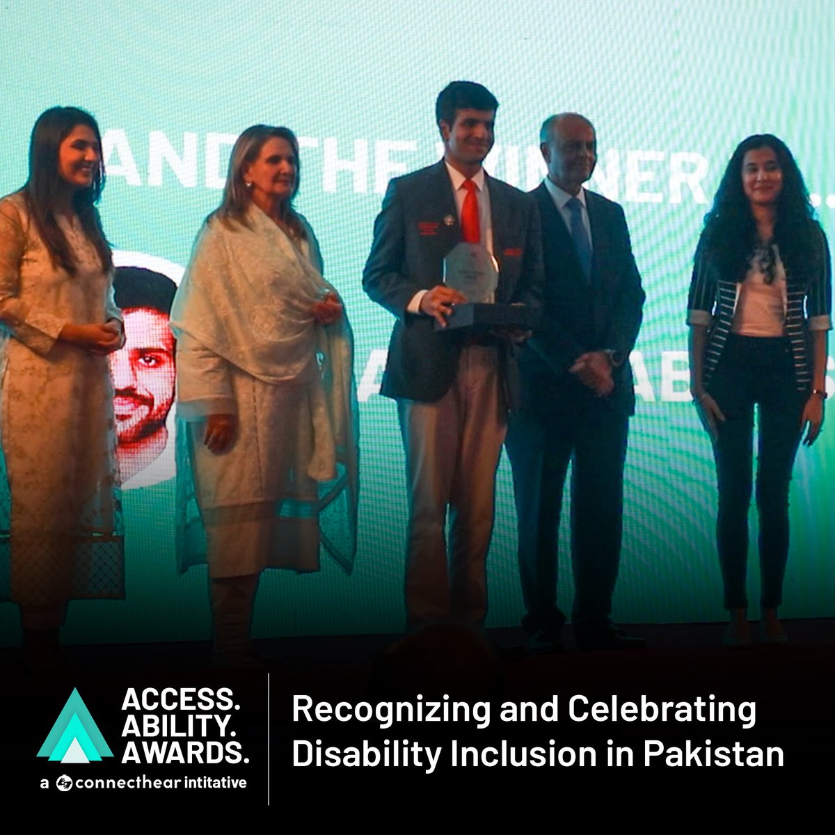 connect_hear's tweet photo. The First Lady of Pakistan, Mrs. Samina Alvi, joined us at the Access.Ability.Awards to recognize achievers and leaders with disabilities as well as share with us her vision and work for a Disability Inclusive Pakistan 🇵🇰.

#idpwd2022 #5yearsofCH @ArifAlvi @GovtofPakistan https://t.co/T265Th8KP1