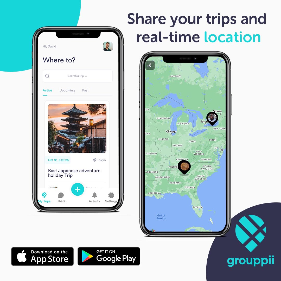 GrouppiiApp's tweet photo. Keep track of the gang. See where your friends are and join them.
Download Grouppii Today!!!!
#travel #travelbug #traveldestinations #travelagent #traveldiary #grouppii #grouppiiapp #sendyourlocation #cabintrip #girlstrip #churchtrip #teamtrip #wanderlust https://t.co/HHILgXMgMK