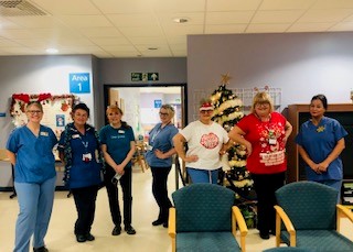 Christmas in Outpatients at Wharfedale 
Happy Christmas to everyone 
Enjoy be happy and be safe x
<a href="/LeedsHospitals/">Leeds Teaching Hospitals</a> <a href="/Wharfedale_Hosp/">Wharfedale Hospital</a>