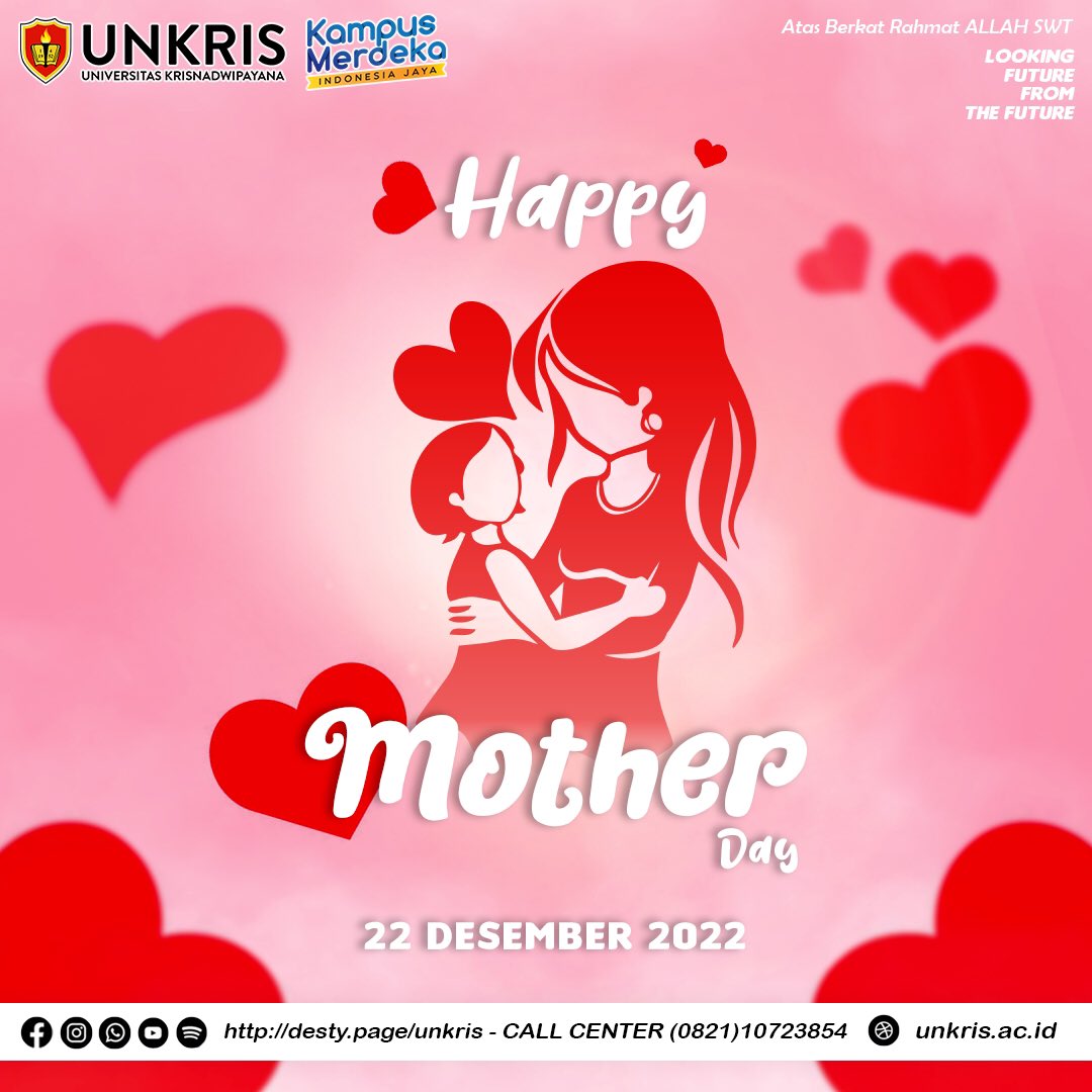 kampusunkris's tweet photo. Tidak ada yang kata yaang dapat menggambarkan kebaikan dan ketulusan hatimu bu, selain kata “ terimakasih “ . Aku sayang ibu.

- Selamat hari ibu - 
#hariibu #unkris #kampusmerdeka https://t.co/xIrV8Nbz11