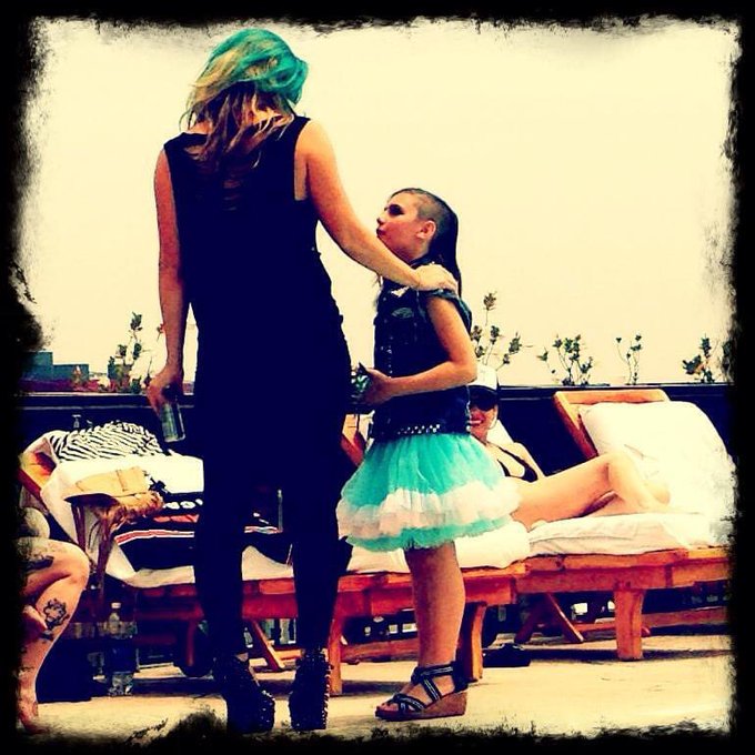 My fave pic of me and my little&hellip; right before she played the House of Blues on Sunset.. 10 years ago<a href="/tag/laborday"class="tags"><span>#laborday</span></a>
