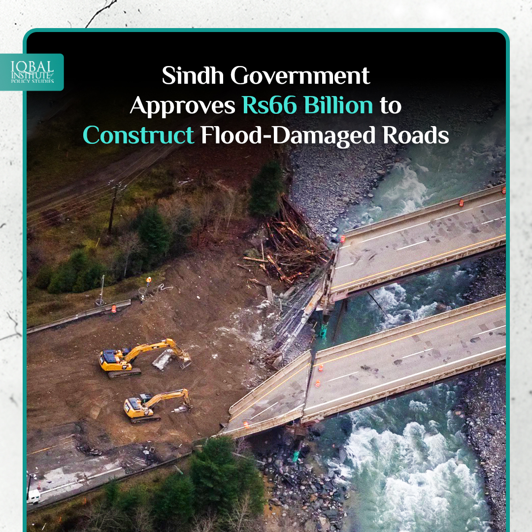 Imarat_iips's tweet image. As per the condition of roads damaged by heavy rains and floods this year, the #Sindhgovernment has approved Rs 66 billion for #reconstructing 8620 kilometres of roads across Sindh.
#roads #heavyrains #floods #kilometres #iips