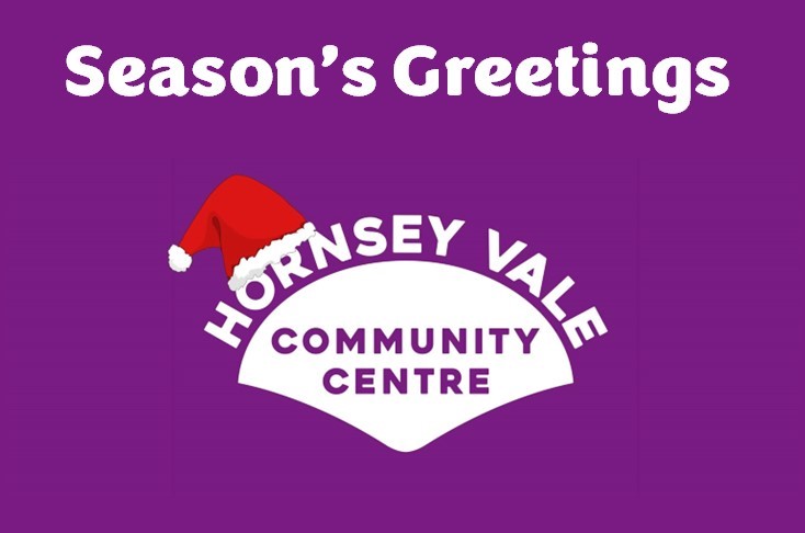 Season's greetings from Hornsey Vale! We’re closed from Sat 24 Dec, re-opening Tues 3 Jan 2023. 

We thank everyone for their support over 2022, and wish you a restful festive break and the very best for 2023: see you back at Hornsey Vale in the new year.