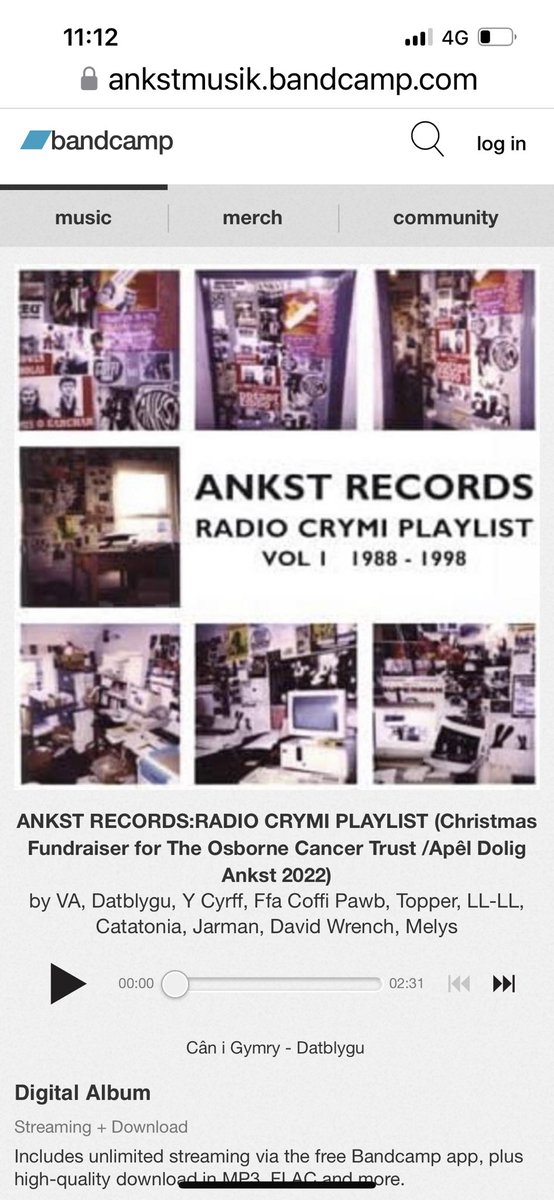 ankstmusik's tweet photo. YO!HO!HO!ππ΄σ §σ ’σ ·σ ¬σ ³σ Ώπ€Άπ
DIOLCH! i ddilynwr tudalen Ankst https://t.co/013HC98wBT
Am godi Β£260 i apel dolig elusen cancr @OsborneTrust
@Y_Selar @boimoel @therealrhysmwyn @pystpyst #YAGYM Cofiwch ddilyn ar gyfer mwy o gynnyrch+cerdd o archif digidol ankst yn 2023 #OperationMethodical https://t.co/gEMtMRMArl