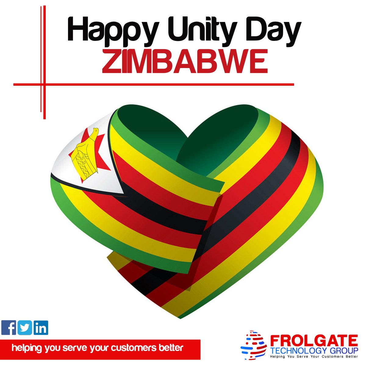 frolgatetech's tweet image. We join Zimbabwe in commemorating unity day. Happy Unity Day Zimbabwe!! #frolgatetechnologygroup #unityday2022