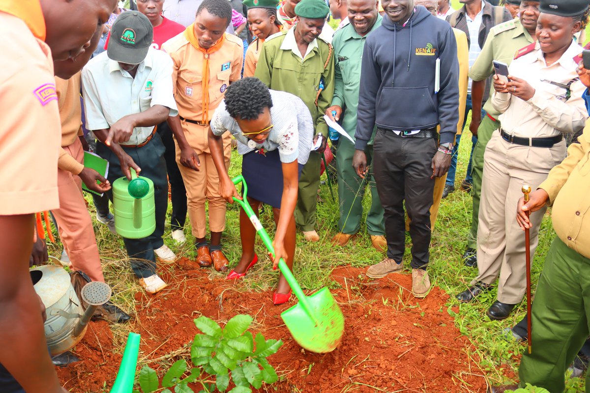 SiayaInstitute's tweet photo. We are excited to announce the official launch of the Siaya County Colleges and Universities Students Association's (SICOCUSA) '25k 4 our future' tree planting initiative graced by the CS IC&amp;DE Hon. Eliud Owalo. https://t.co/uvIyvUcXSe
