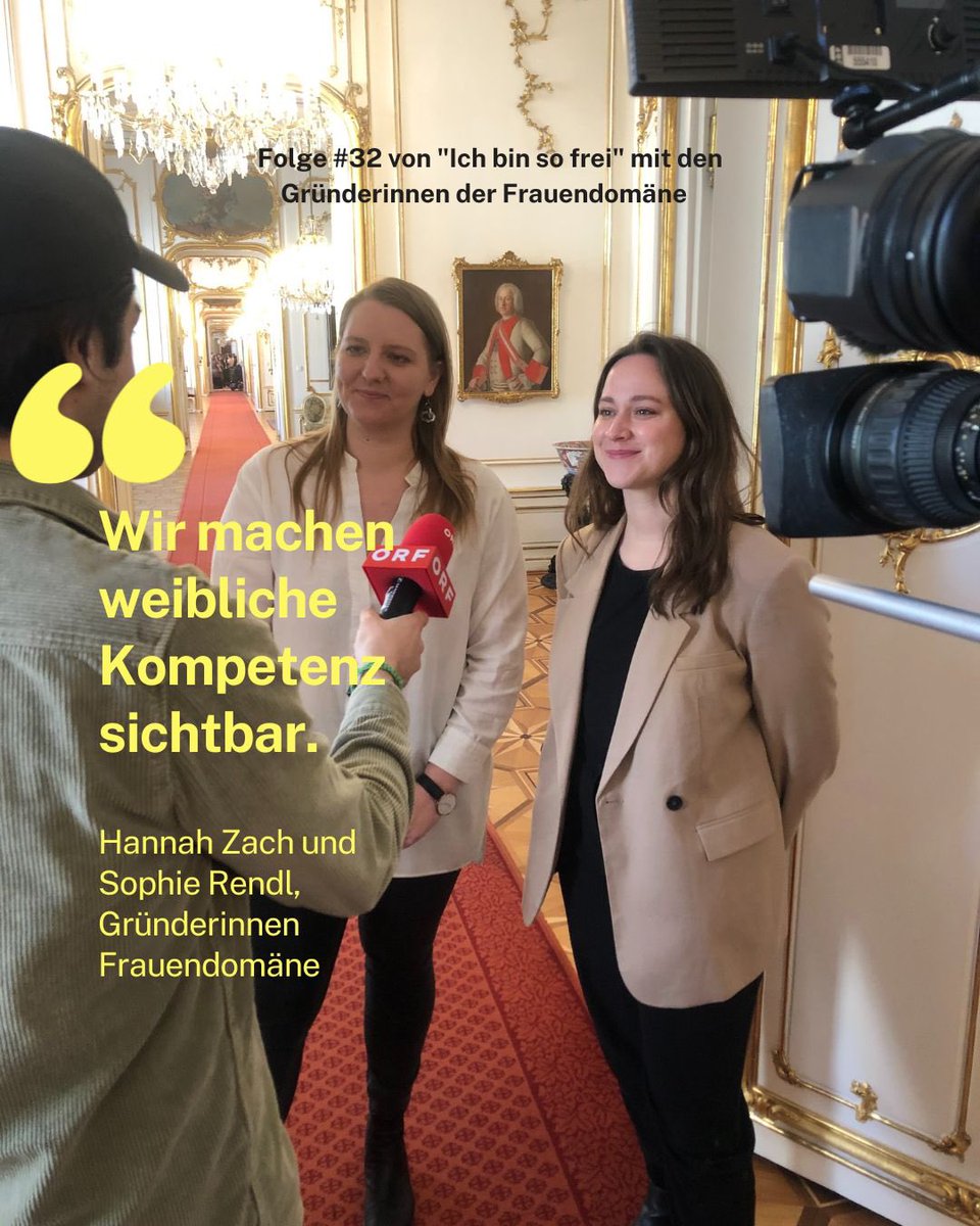 Ab wann bist du #Expertin? diskutieren wir mit den #Gründerinnen der <a href="/frauendomane/">frauendomäne</a> - Die #Ausrede „wir haben keine 👩‍💼 gefunden“ ist für sie einfach nicht akzeptabel! 🤯 Tune in 🎧 zu Folge 32 von #ichbinsofrei -überall wo es Podcasts gibt. 🎄