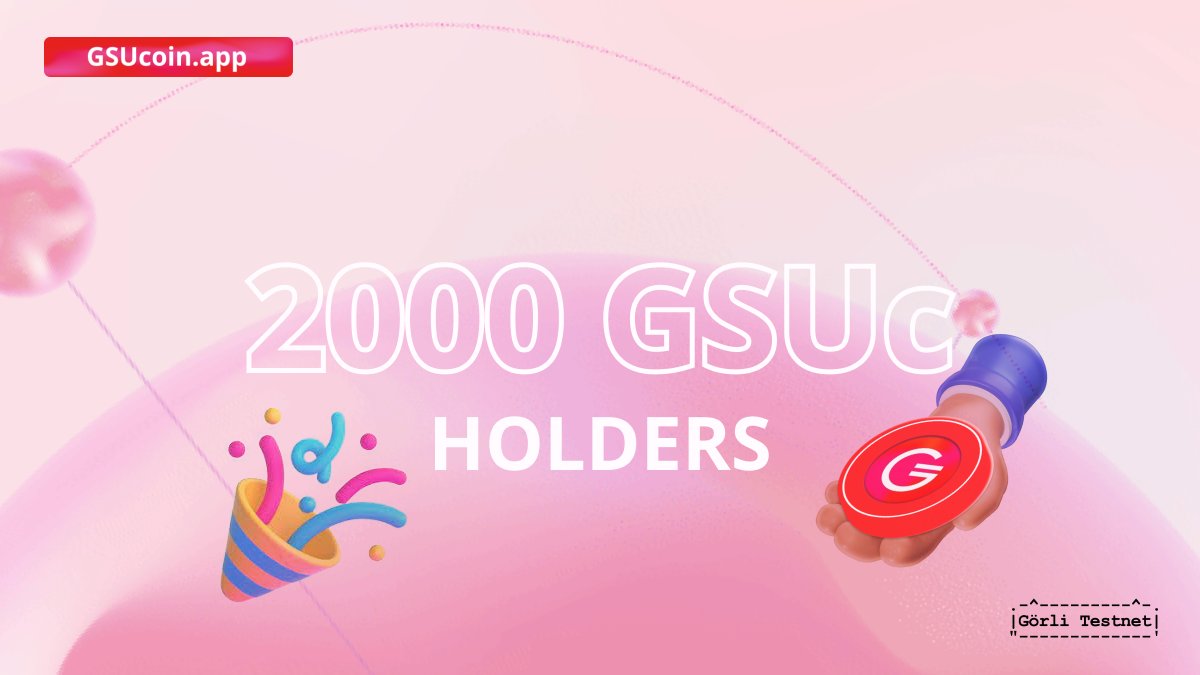 GSUcoin's tweet photo. Already we have hit the new milestone of 2000 $GSUc holders on Goerli Testnet 📈

The GSU community is hodling 🫡

Testnet is open: https://t.co/ybKWlPcbwI 👈 https://t.co/upFTOR7Ky4