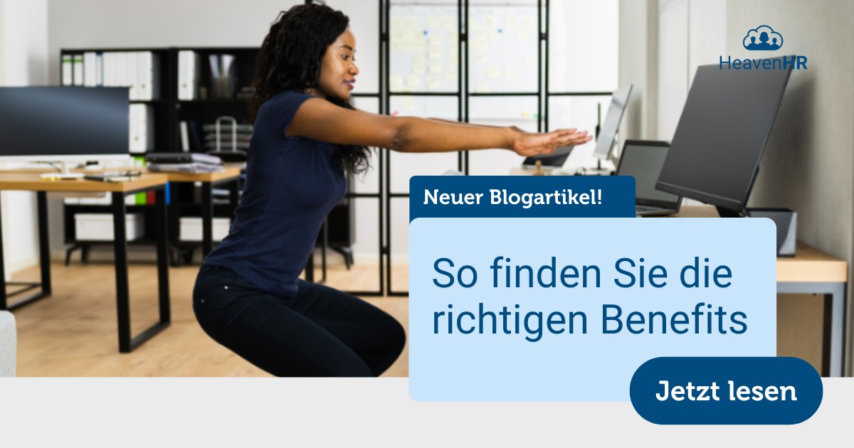 Wie finden Sie die passenden Mitarbeitervorteile, die auch wirklich genutzt werden? Darüber haben wir mit Benefits-Expertin Urte Hildbrand gesprochen. Die wichtigsten Erkenntnisse haben wir auf unserem Blog zusammengefasst: blog.heavenhr.de/mitarbeitervor…