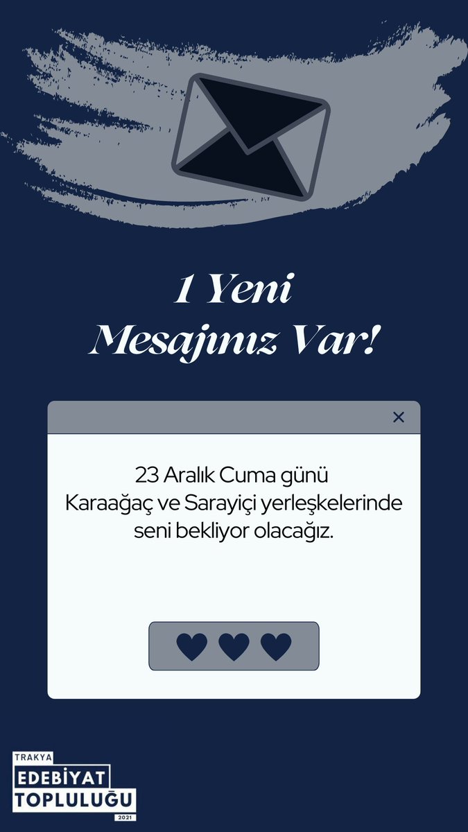 Trakya Edebiyat Topluluğu Karaağaç ve Sarayiçi yerleşkelerinde.🌻