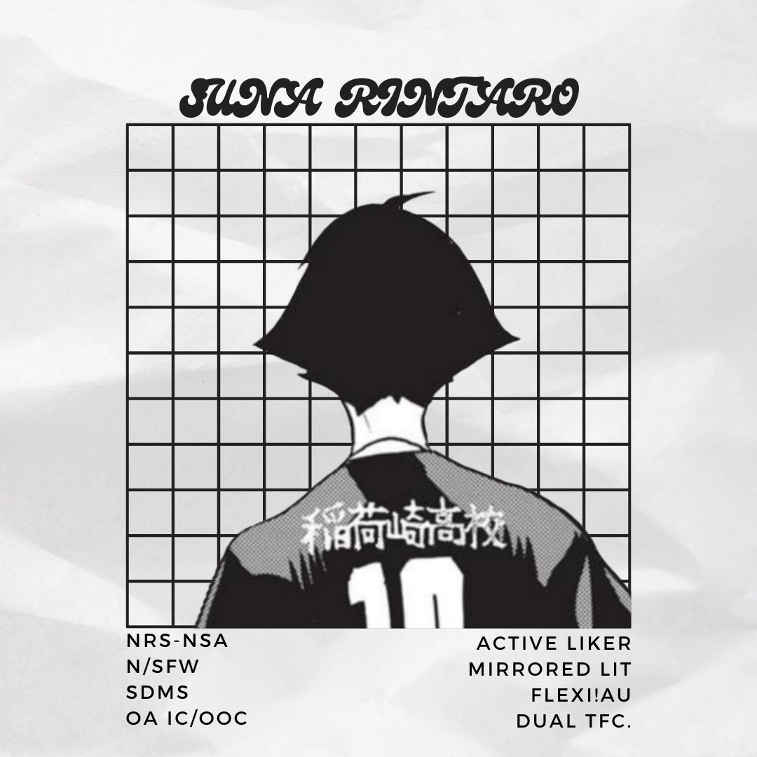 ㅤㅤㅤㅤㅤㅤㅤㅤ                      
                        suna  rintaro
                 like &amp; rt to be mutuals     
   ㅤㅤㅤㅤㅤㅤㅤㅤㅤㅤㅤㅤ