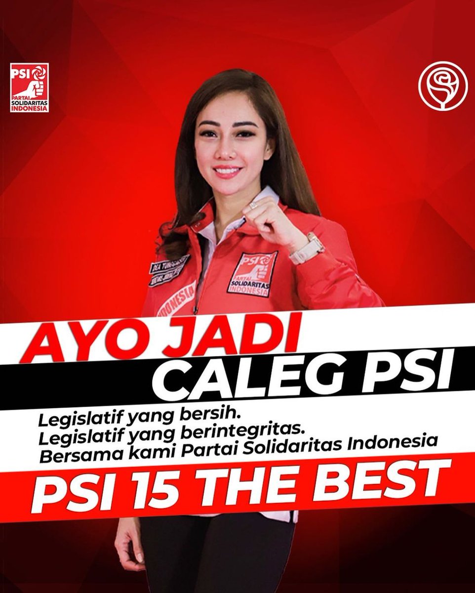 Kini, saatnya yang muda yang berkontribusi melalui kursi legislasi. Mari, bersolidaritas bersama kami <a href="/psi_id/">DPP PSI</a>!

#CalegPSI #BacalegPSI.

Salam Solidaritas 🌹