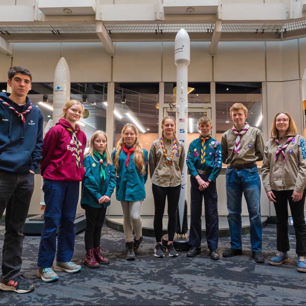 Kentscouts's tweet photo. Inmarsat asked The Scouts in the UK to use their Scout skills to come up with ideas of how satellites could help life on Earth in the future. 

2 Kent Scouts were both RUNNERS UP! 

WELL DONE!

Find out more here: https://t.co/7TeH7dlX2a https://t.co/PUAeD57BiA
