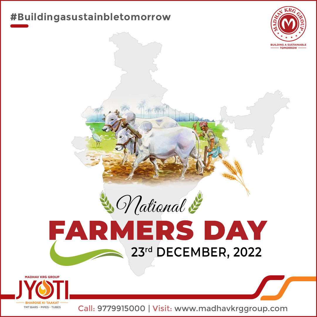 MadhavKRGGroup's tweet photo. โThe Farmer has always been the backbone of our country and will continue to be so.โ๐
Happy National Farmers Day!๐จ
#buildingasustainabletomorrow
#farmersmarket #FarmersProtest #FarmersDay #farmersday2022 #farmersfamily #farmerstrong #MadhavKrg #madhavkrggroup #Professional https://t.co/liXdFADGXd