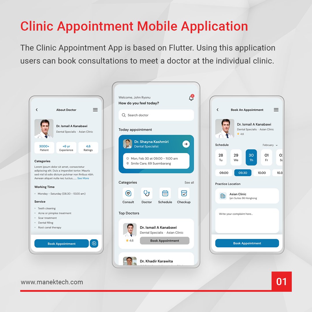 ManekTech's tweet image. 3 Creative Mobile Apps Design &amp;amp; Development By ManekTech
Hire Dedicated Mobile App Developer Now:- lnkd.in/eEbNDx

#manektech #creativedesign #mobileappdevelopment #mobileapp #mobileappdesign #mobileapplications #mobileapps #mobileapplicationdevelopment #development
