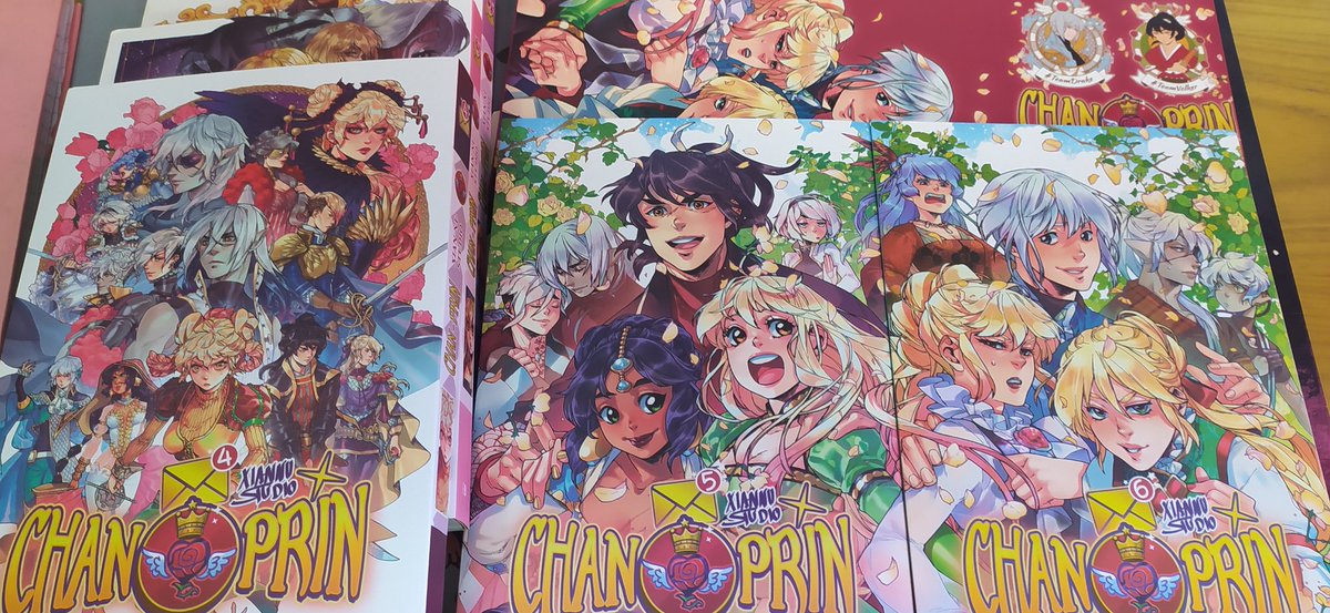 SuperSoraSonic's tweet photo. ¡FAMILIA! ¡Estoy Súper feliz! ¡Me ha llegado el el último volumen de #ChanPrin a Tenerife! El mejor MANGAÑOL de las hermosas @XianNuStudio y súper contentísima de que pudieran terminarlo. Soy full #TeamDrake y cuando lo lea les dejo mi reseña. Yayyyy po(^\\0\\^)o*** https://t.co/LnOLoaGEEp