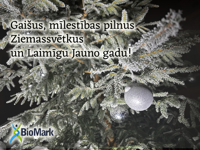 BiomarkLV's tweet photo. Sveicieni Ziemassvētkos! Paldies Jums visiem par sadarbību! https://t.co/ZWOTbTSwCM