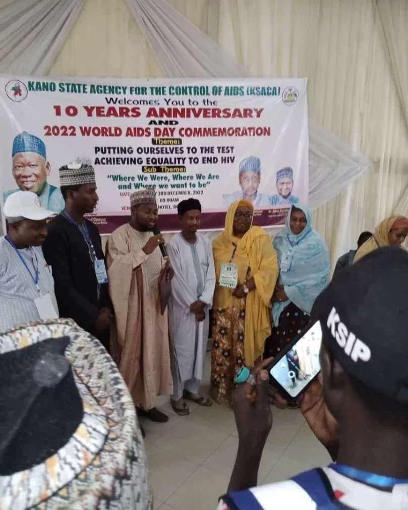 aihi_Nigeria's tweet photo. Achievers Improved Health Initiative Was well represented at the 2022 World Aids Day Commemoration and 10 years anniversary of Kano state agency for the Control of Aids (KSACA).
#WAD2022 #EndingHIV/AIDs #Equalize #KSACA #tenthYearAnniversary #AIHIendingAIDs https://t.co/6dCMH7VGnx