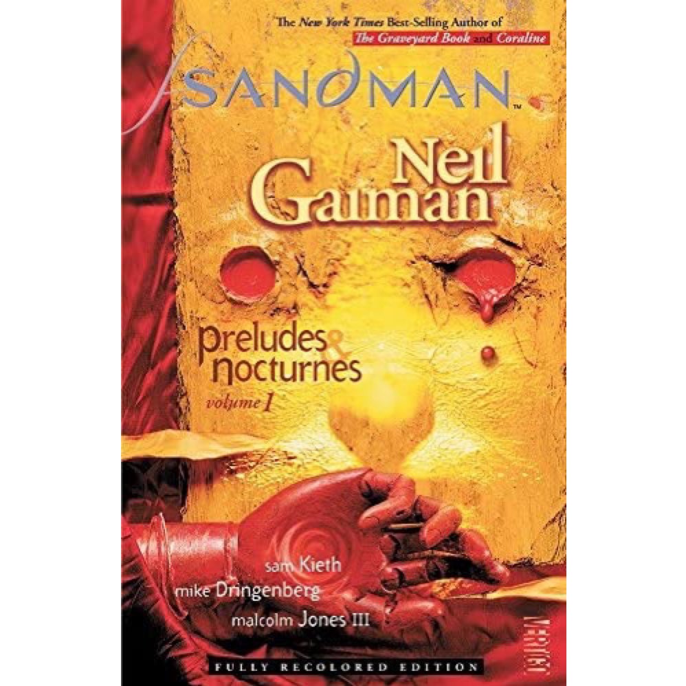 MarianLiberryan's tweet photo. Late to @neilhimself classic graphic novel series, THE SANDMAN @vertigo_comics
But once I started it, I knew PRELUDES & NOCTURNES would be on #ReadventCalendar I’m taking my time, savoring every panel just like @patrickrothfuss suggests I do. An enthralling work of readable art. https://t.co/jzuoQbjGk4