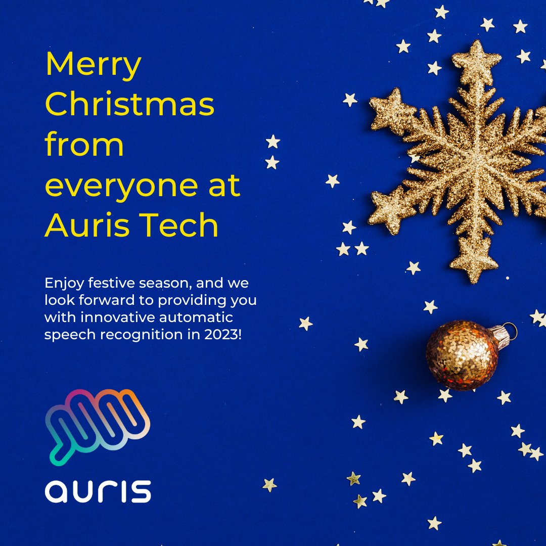 Merry Christmas! Thanks for sharing our automatic speech recognition journey with us in 2022. It's been a fabulous year with so many achievements. #SpeechRecognition #ASR #MerryChristmas 1/4
