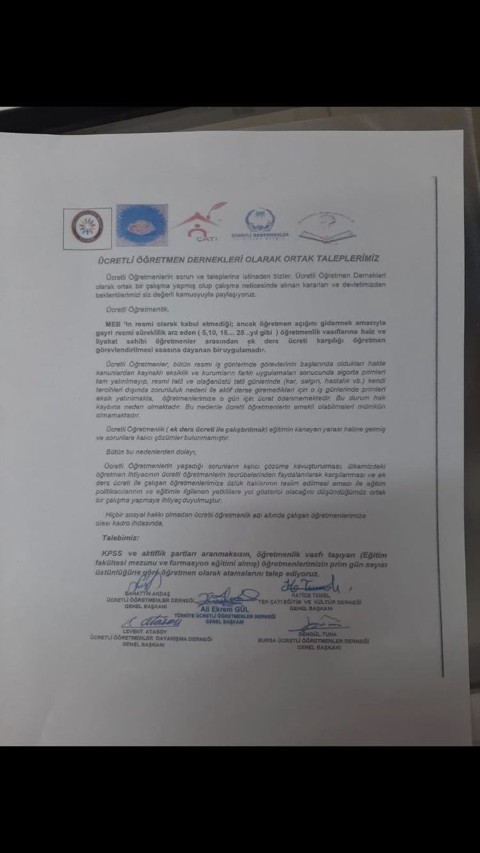 #AkpÜcretliÖgretmeneSesVer
<a href="/RTErdogan/">Recep Tayyip Erdoğan</a> <a href="/Akparti/">AK Parti</a> <a href="/MHP_Bilgi/">MHP</a> <a href="/dbdevletbahceli/">Devlet Bahçeli</a> <a href="/bbpgenelmerkez/">BÜYÜK BİRLİK PARTİSİ</a> <a href="/Mustafa_Destici/">Mustafa Destici</a> <a href="/HVahapoglu/">Dr. M. Hidayet VAHAPOĞLU 🇹🇷</a> 3