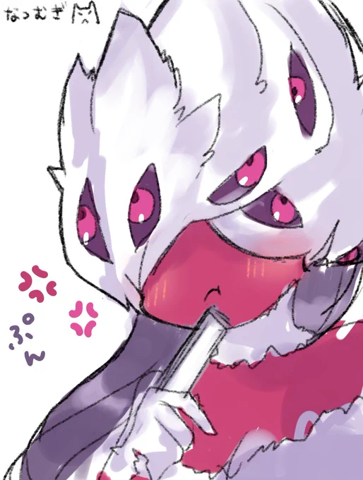 ベアちゃんなんで大きくなっておっぱい消えたんかな…… #リプきたキャラの顔だけ描く #ブルアカ  