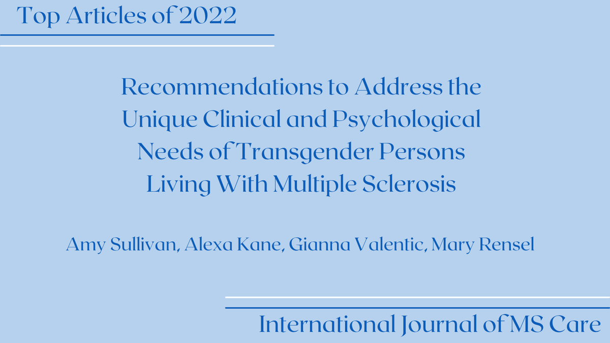 IJMSCtweets's tweet photo. IJMSC's top articles of 2022.
https://t.co/KP8qPXpdSP
#MS #transgender #LGBTQ #CE @DrAmyBSullivan @Dr_Alexa_Kane @MRenselMD @CleClinicMD https://t.co/6hgFSpseSL
