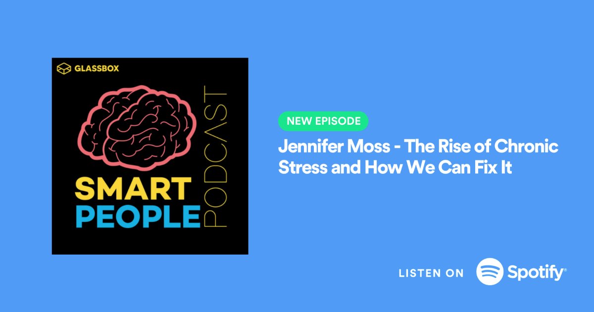 SmartPeoplePod's tweet image. 🎧 New episode is live on Spotify! 🎧

Check out our conversation with @jennifermossinc about how can we deal with the unprecedented stress of the past few years.

🔽 open.spotify.com/episode/5Nf0tx…

👋 to our friends at Spotify... 📢
@spotifypodcasts
@forpodcasters
@Spotify
