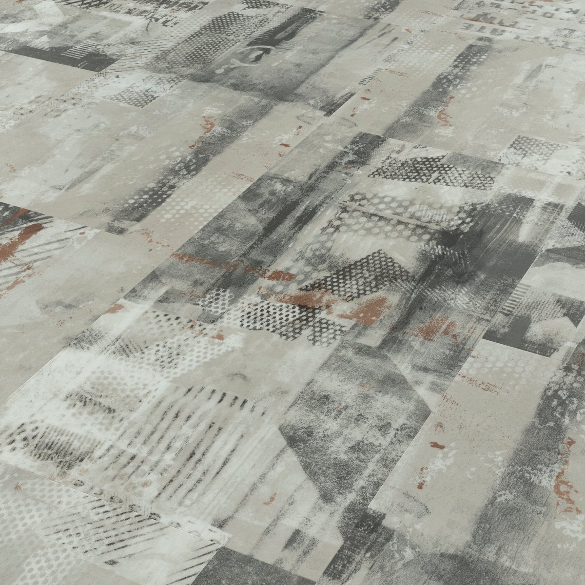 Opus Abstract Spotlight: Piazza
Our designers combined two sensory concepts to create this design - the vibrancy of an Italian piazza &amp; the beauty of abstract art, resulting in a collage of color &amp; texture. #KarndeanLVT

San Marco SP729 &amp; Leoncini SP730