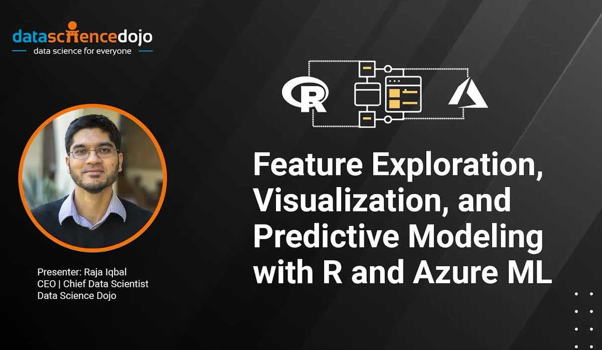 DataScienceDojo's tweet photo. In this video tutorial, we will cover an overview of solving a simple #PredictiveAnalytics problem. We will use R for #FeatureExploration, Visualization, and Predictive Modeling with #R and #AzureML and will be using the Titanic data set for our exercise: https://t.co/EP7evphNX4 https://t.co/g4vPY2xqdY