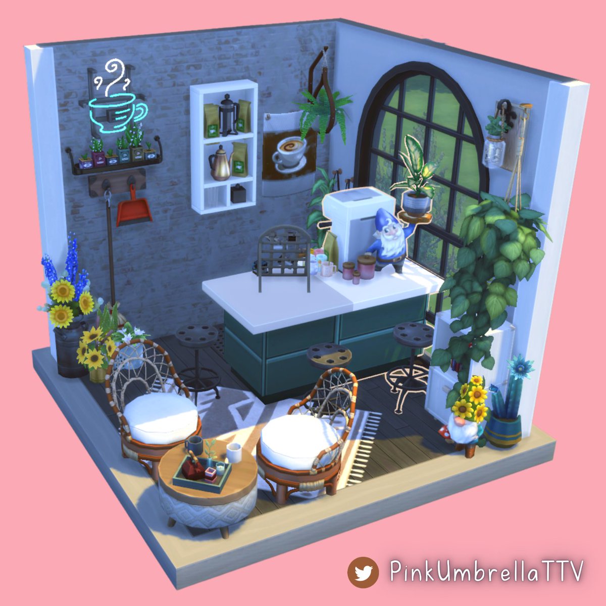 aPinkUmbrella's tweet photo. Day 19 of #Decbuild22 challenge ~ Take a coffee? ☕️🌿
I'm really proud of this one <3

Gallery: leslie_beauty (no CC)

~
@sims4ideas @TheSims #thesims4 #TS4 #BlackBuilder #blacksimmer #ShowUsYourBuilds https://t.co/5o9rWCgDV4