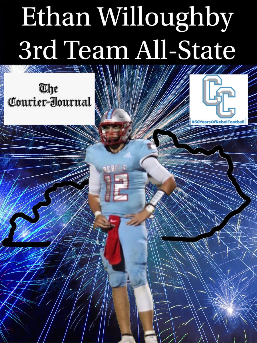 danvillefbcoach's tweet photo. Congrats to @EWilloughby12 + @BentonHayes56 on making the C-J All-State team!! Well deserved for both of them! #GoCaseyGo #50YearsOfRebelFootball https://t.co/ag1QpS3A1p