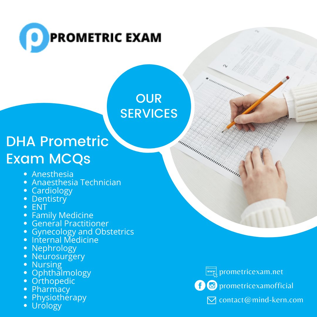 See our packages for the DHA Prometric Exam here:
prometricexam.net/product-catego…

#DHAPrometricExam #DubaiPrometricExam #prometricexam #MCQstest #MCQexams #practiceexams