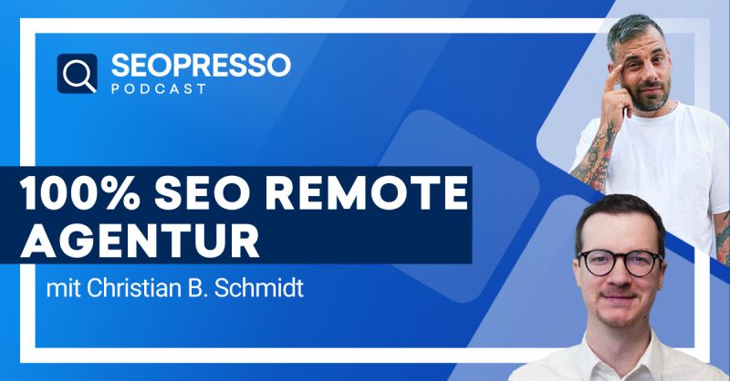 cbschmidt's tweet photo. Ich durfte im #SEOPRESSO Podcast mit Björn Darko über unsere Entscheidung sprechen, das Agenturbüro aufzugeben und komplett auf Remote Work umzustellen. Hört mal rein! 🎧 https://t.co/wHwvea4v55 #remotework #newwork #seoagentur #homeoffice https://t.co/fRs8GC8IoI