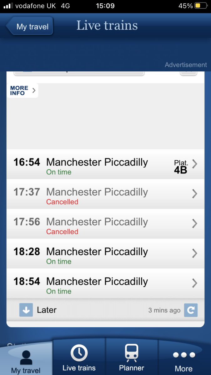 _DarrenB_'s tweet photo. @TPEassist Is the 16.54 Huddersfield to Manchester Piccadilly now running? A few minutes ago it was showing as cancelled but now running? https://t.co/6dGzDLeYbH