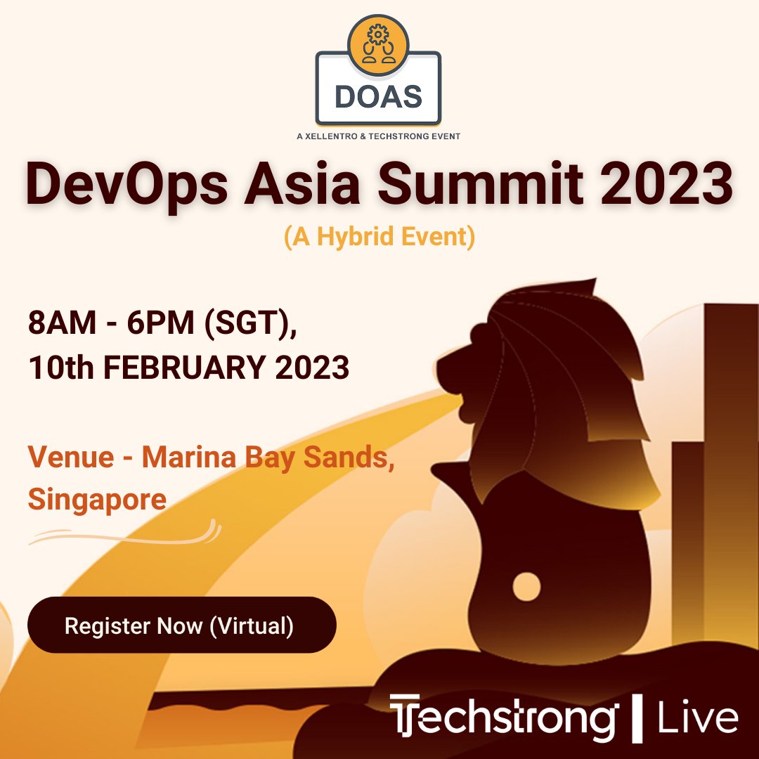 TechstrongLrn's tweet photo. In order to be more proactive and efficient in our operations, #tech is a must.
#DOAS23 will demonstrate how technologies such as #AIOps/#MLOps, #DataScience, #Blockchain, and others have enabled smarter, more efficient, and intelligent processes. https://t.co/L78WO7p4EE https://t.co/bLI6R5vUm1