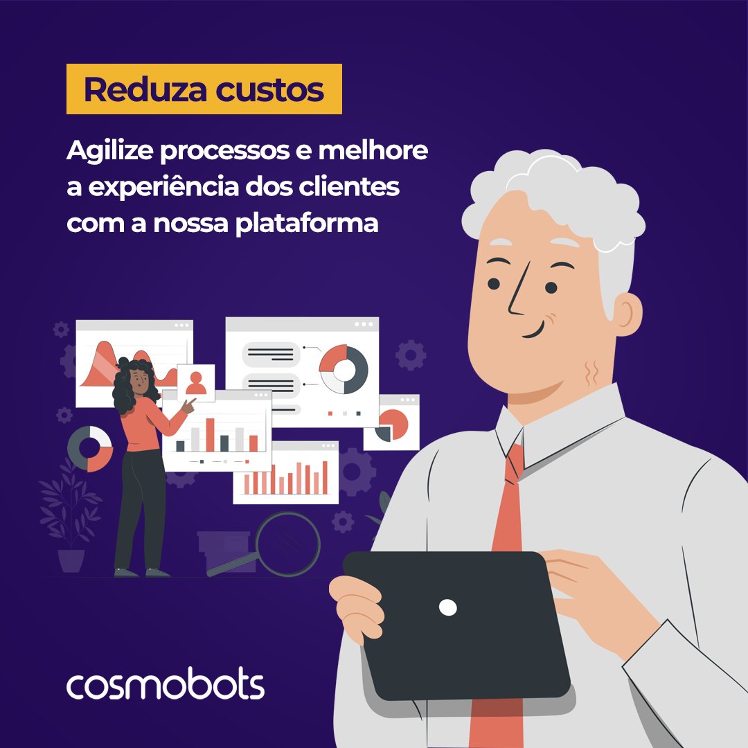 cosmo_bots's tweet image. Com a Cosmo, a comunicação da sua empresa será revolucionada! 

Aqui, atendimento e vendas estão sempre em sintonia. Mantenha os objetivos ainda mais próximos integrando seus principais softwares. Fale agora mesmo com um consultor.