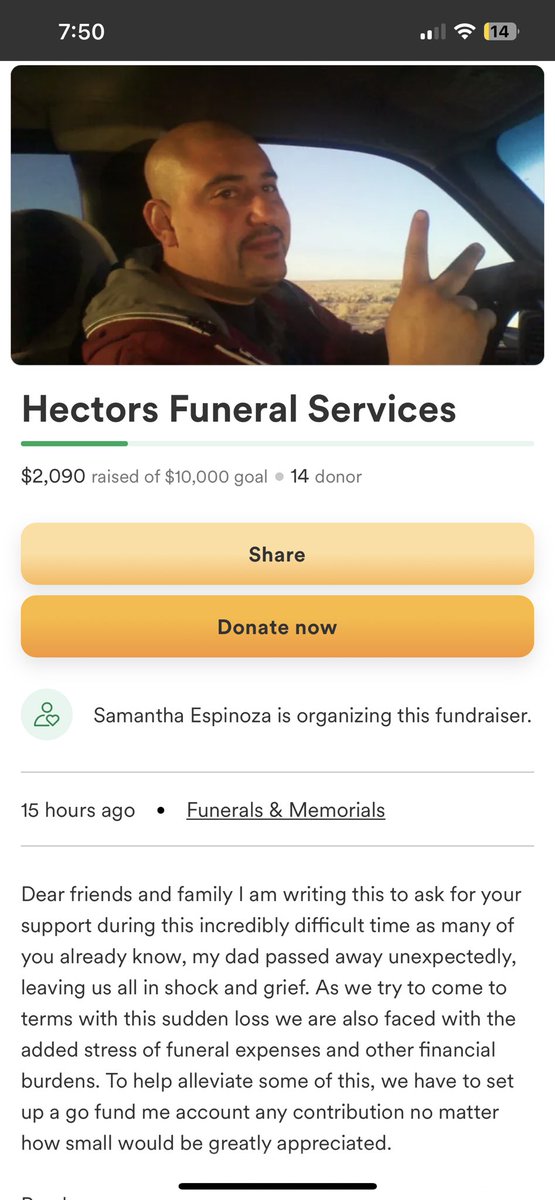Da_blea's tweet photo. Putting this here because I know the NFT community is crazy supportive. We all help one another during difficult times. My Father in Law passed away unexpectedly and we appreciate the love and support ahead of time. ❤️ https://t.co/UDmHKMQymU