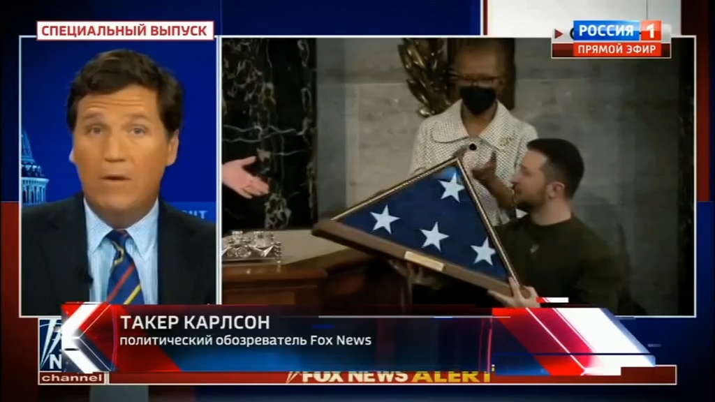 francis_scarr's tweet image. Fox News host Tucker Carlson is being showered with praise on Russian state TV today after he criticised of Zelensky's visit to Washington
So far I've heard him called "wonderful" and "delightful", and I'm only halfway through the show I'm watching