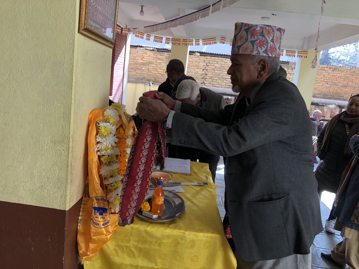 drbishnuhnepal's tweet photo. Paid homage to late #KulBahadurGurung/104-father of next door nbr & friend #NarayanGurungKone @#TamuSamajikBhawan/#Anamnagar/#Kathmandu/#Nepal.Prayed RIP🙏🌸🙏
-#NepalIsTheCulturalCapitalOfTheWorld @#Himalayas #UNSG #UNWTO #Xinhua #GurungCulture #TamuCulture #Kaski #Buddhism #EU https://t.co/IfEjlFNj1C