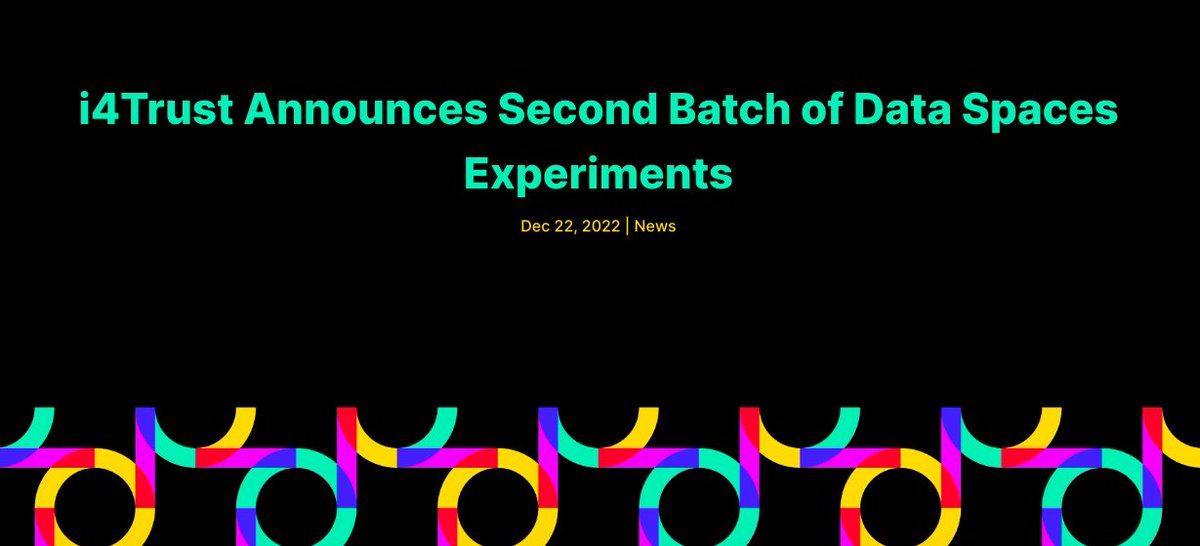 Great news! <a href="/FIWARE/">FIWARE</a> Foundation, <a href="/iSHARE_Works/">iSHARE Foundation</a>, and <a href="/FundingBox/">FundingBox</a> announce the start of 17 experiments (from 12 countries) that will address the development of innovative services, based on the #i4Trust framework. 
Read the full press release: bit.ly/3BRDp1m