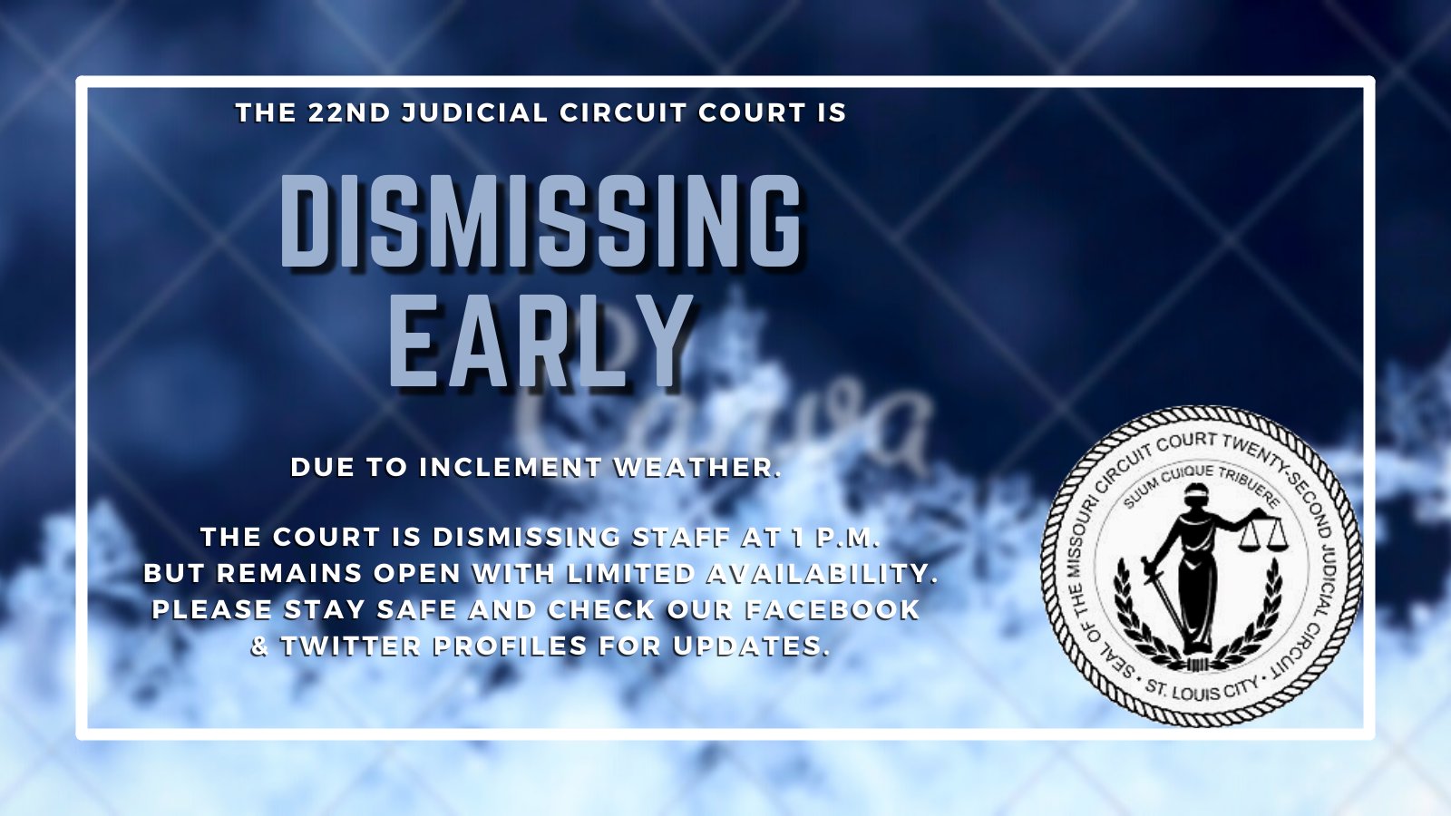 22nd Judicial Circuit Court on Twitter "The 22nd Judicial Circuit