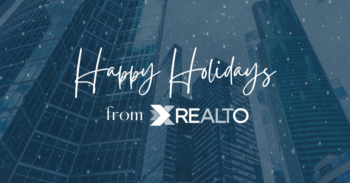 This holiday season, we hope you can check out of your day-to-day and check in with family and loved ones. Here’s to a time of celebration that leaves us all refreshed, recharged and ready for what’s next! #TradeWithRealto
