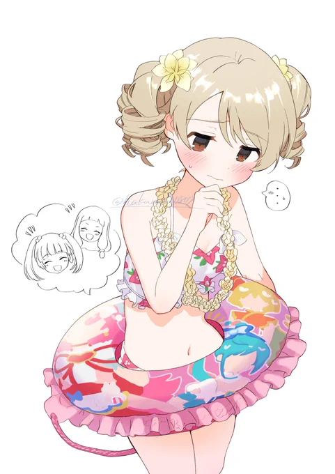 ちょうどいいのあった #くそ寒いので水着絵を貼る 